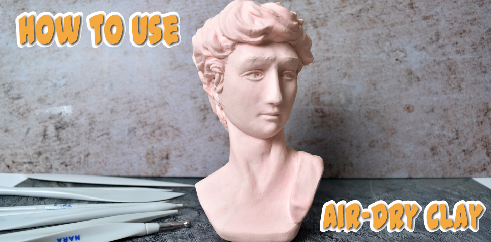 How to use Air-Dry clay (Hard & Strong)